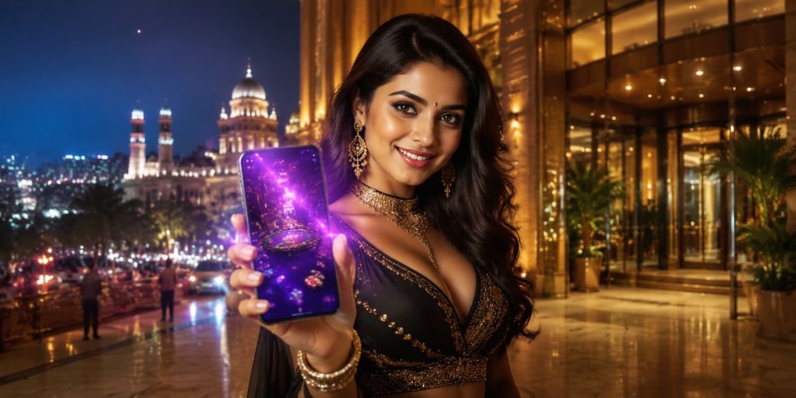 Player enjoying poker game on mobile at jangali platform in India