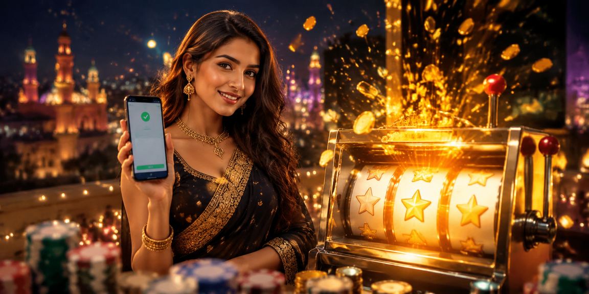 Player enjoying slot game in Lucknow, India on jangali platform